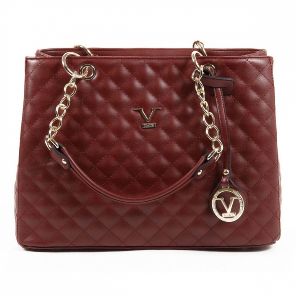 V 1969 Italia Womens Handbag In Claret Red